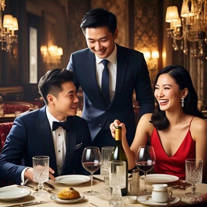 Pesan Makanan Di Restoran Mewah